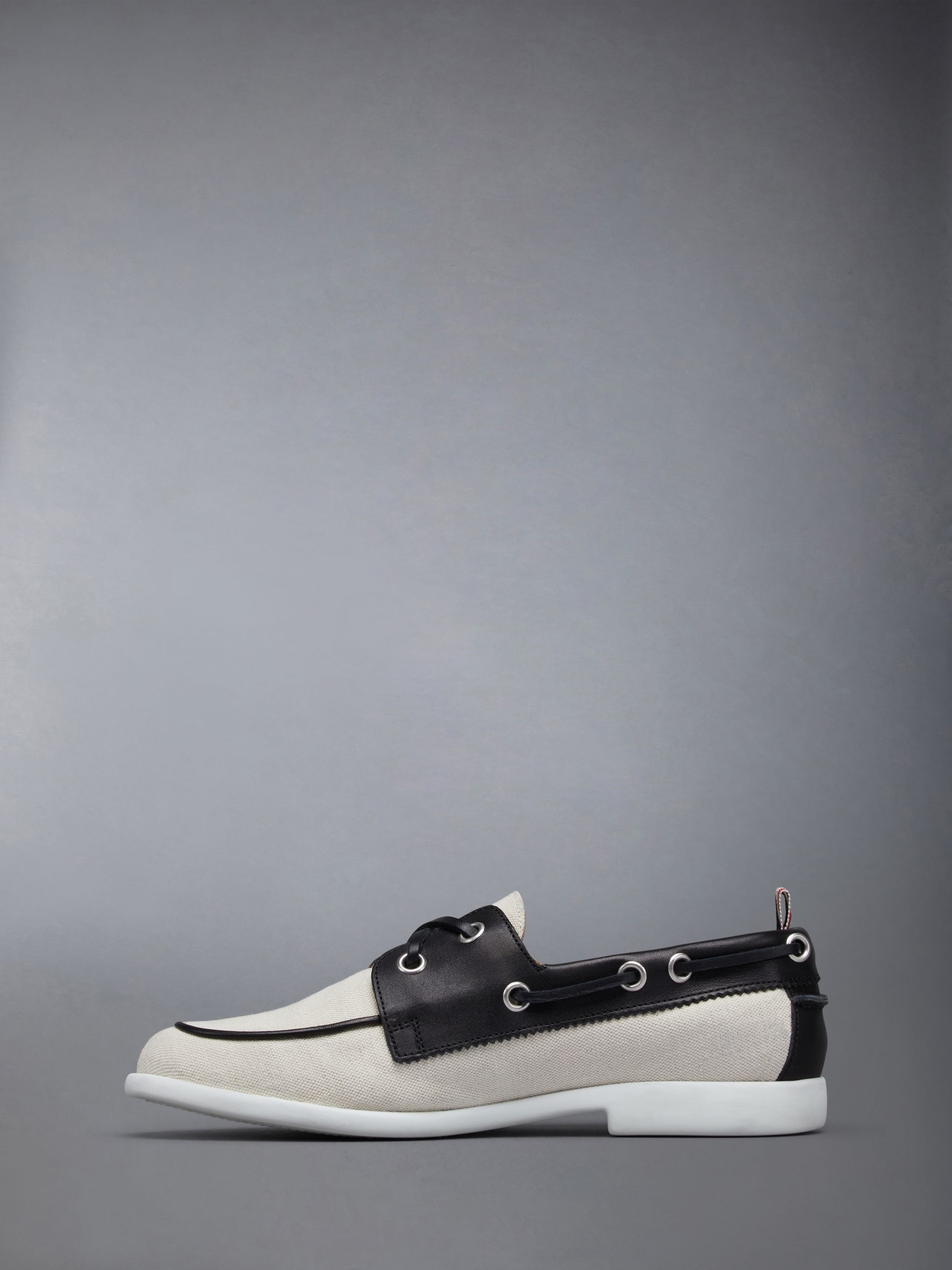 COTTON CANVAS BOAT SHOE - 3