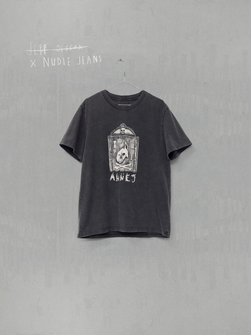 Roy Oh No T-Shirt Faded Black 1