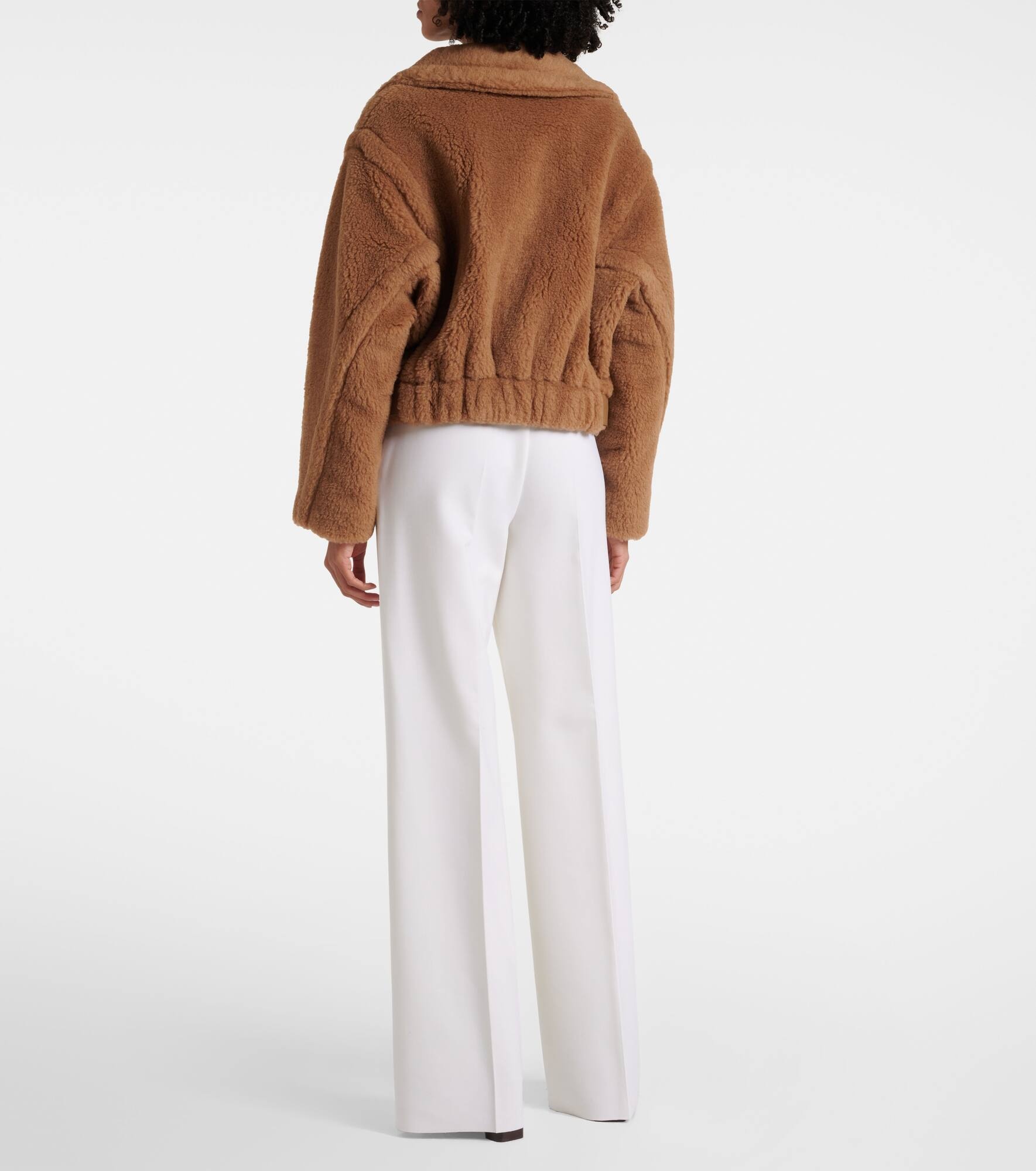 Gardone camel hair and silk teddy coat - 3