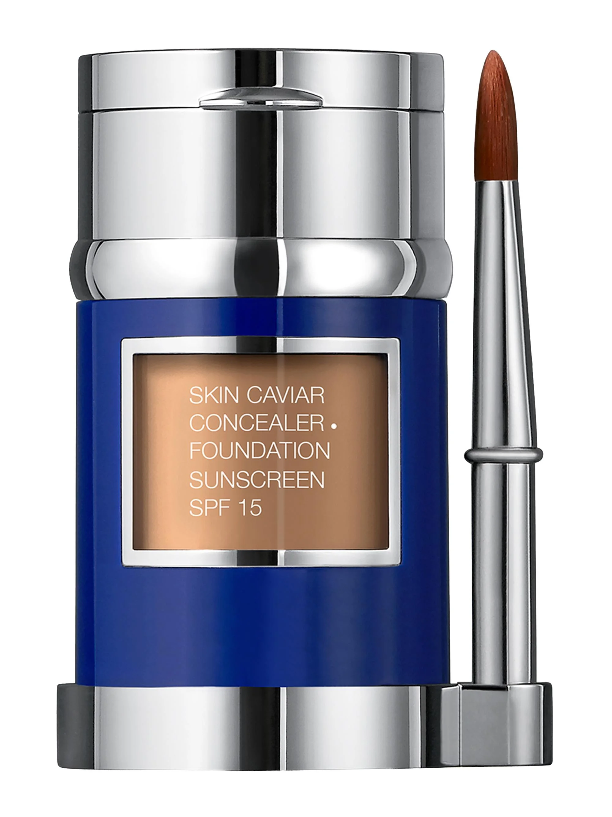 Women's Skin Caviar Concealer Foundation Sunscreen SPF 15 - Mocha - 1