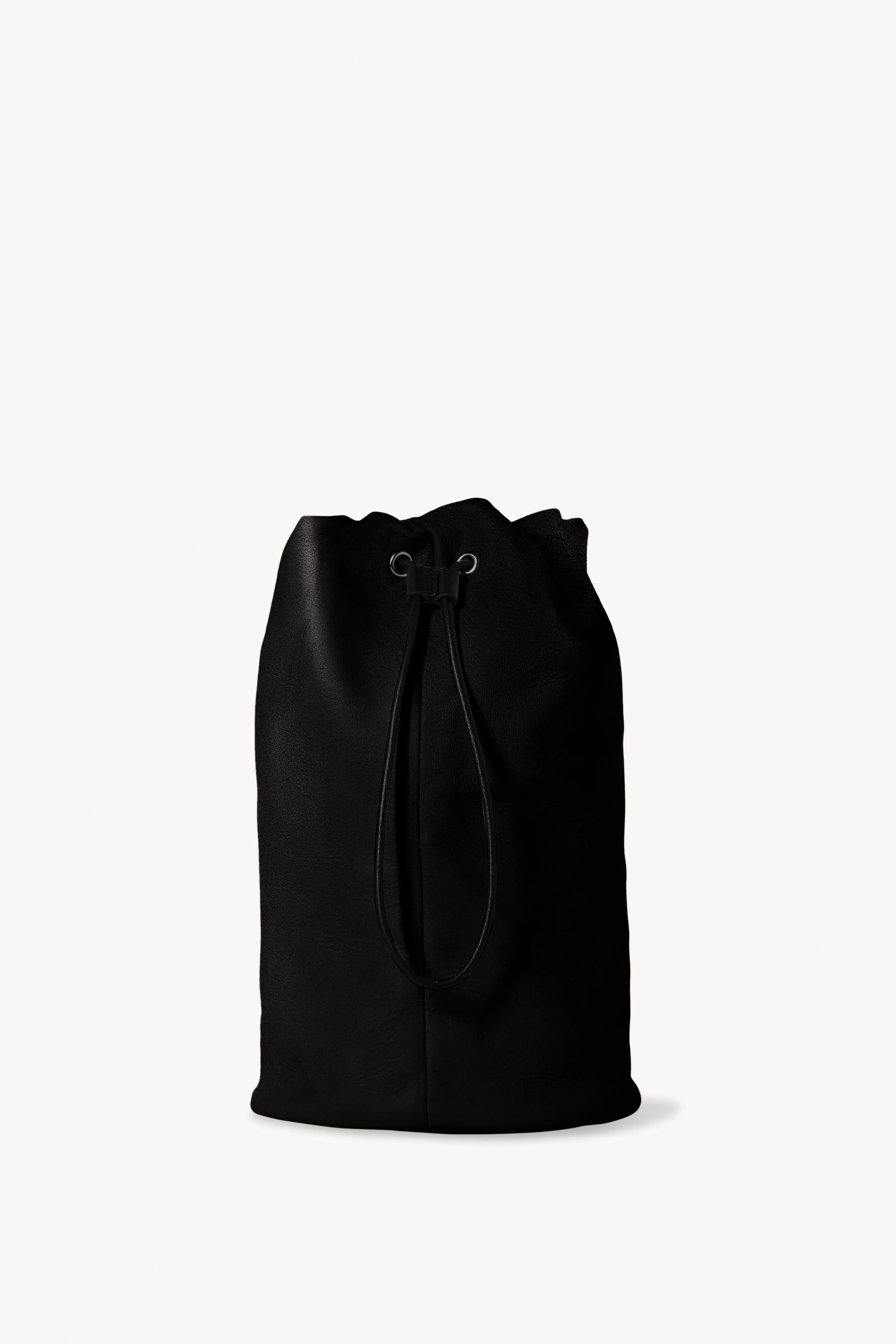 The Row Sporty Pouch in Leather | REVERSIBLE