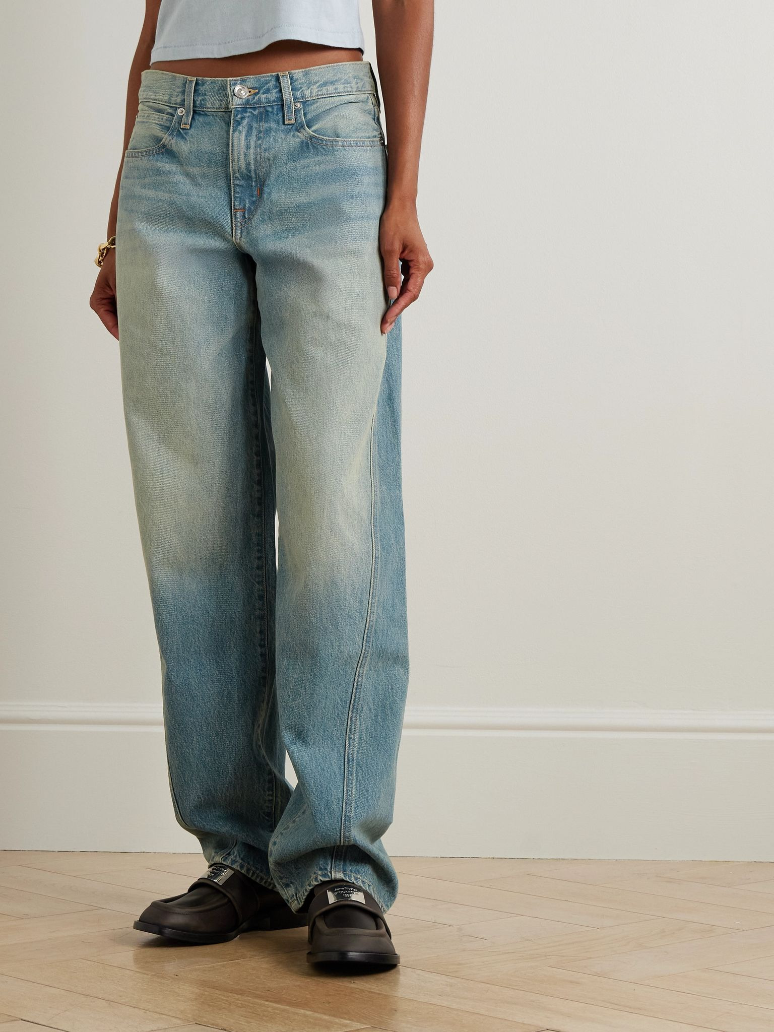 Tess Long Twisted Stem boyfriend jeans Light denim - 3