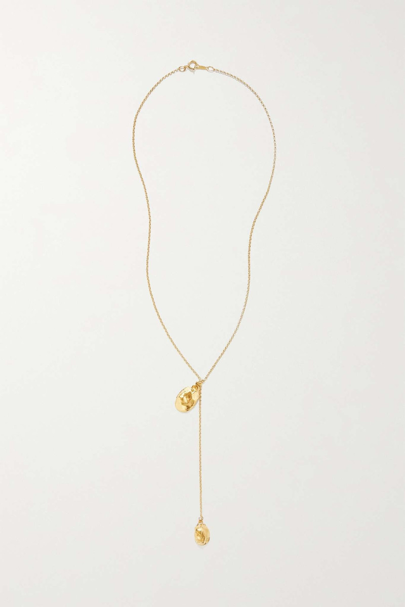 The Lunar Rocks gold-plated necklace - 1