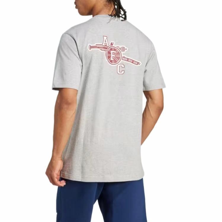 adidas Arsenal VRCT T-Shirt 'Grey' JL6111 - 3