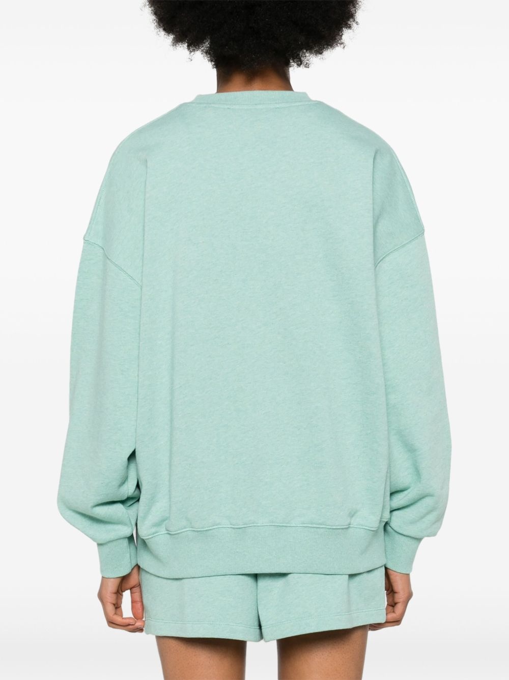 logo-embroidered sweatshirt - 4
