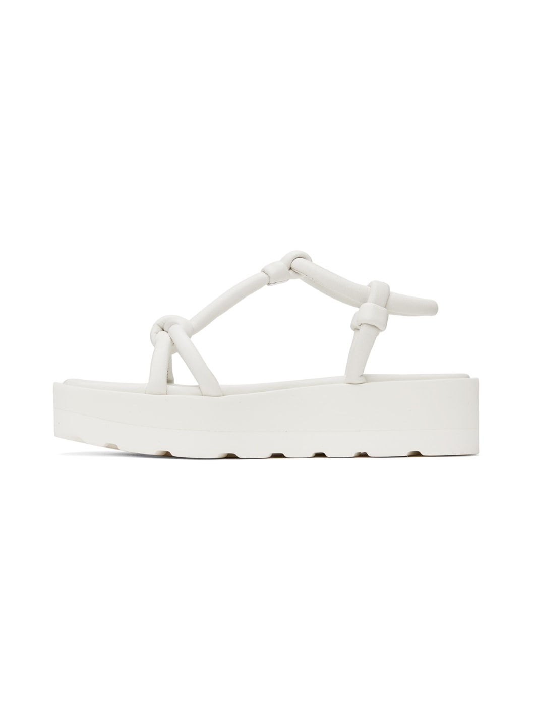 White Marine Flat Sandals - 3