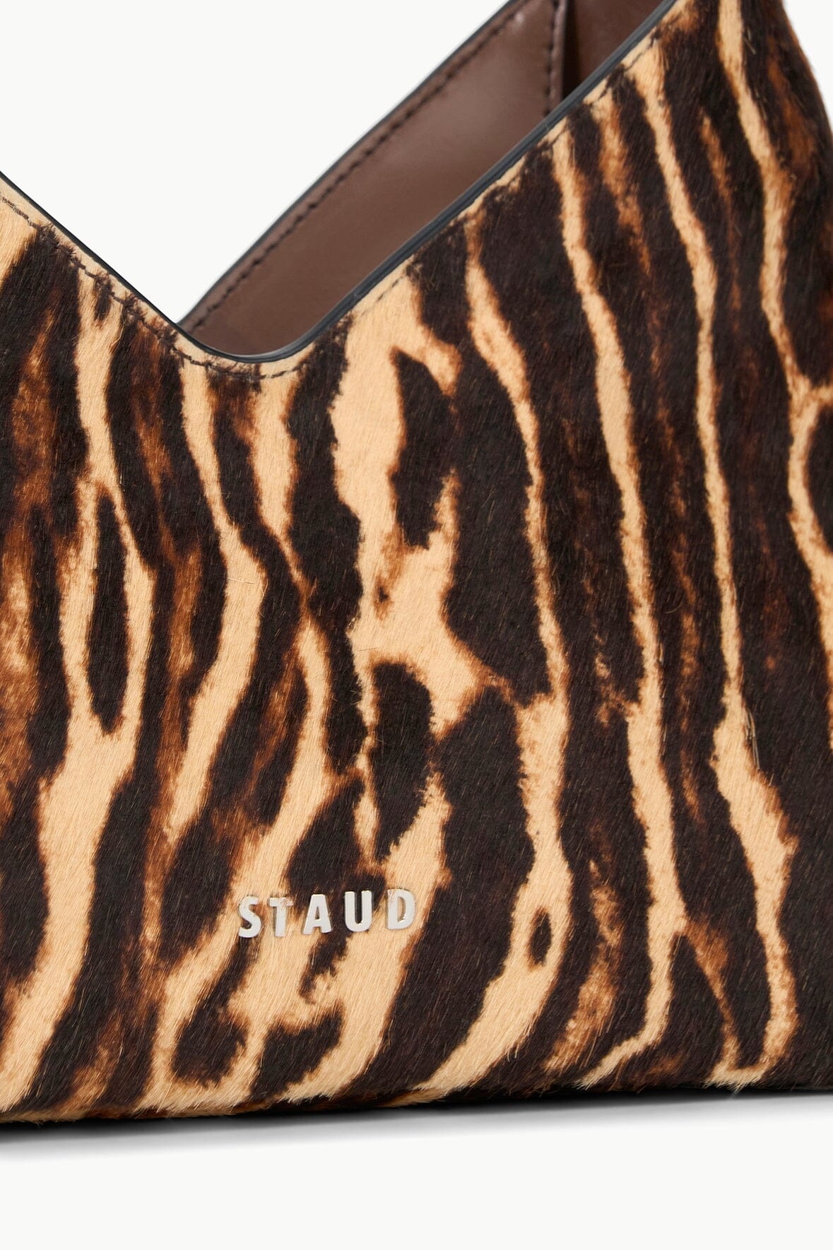 STAUD VALERIE SHOULDER BAG LADY LEOPARD CACAO - 4