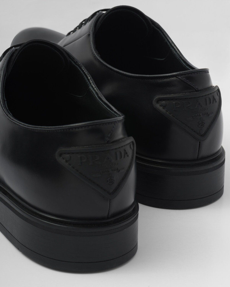 Brushed leather lace-ups 6