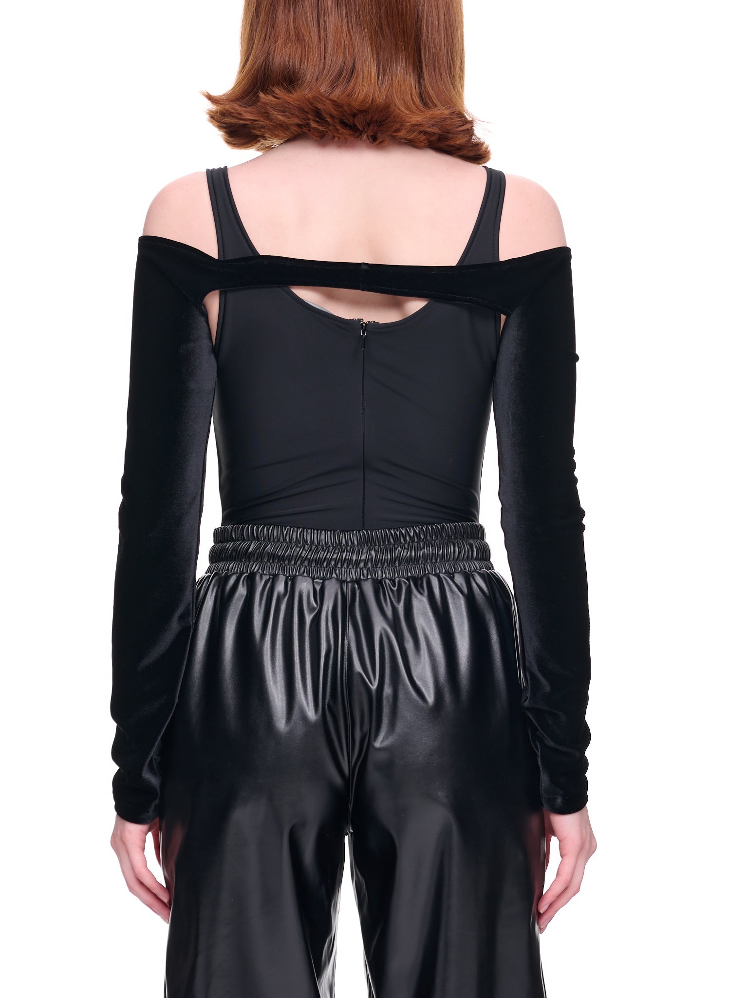 Velvet Overlayer Bodysuit - 3