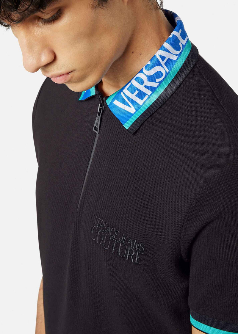 Logo Collar Polo Shirt 5