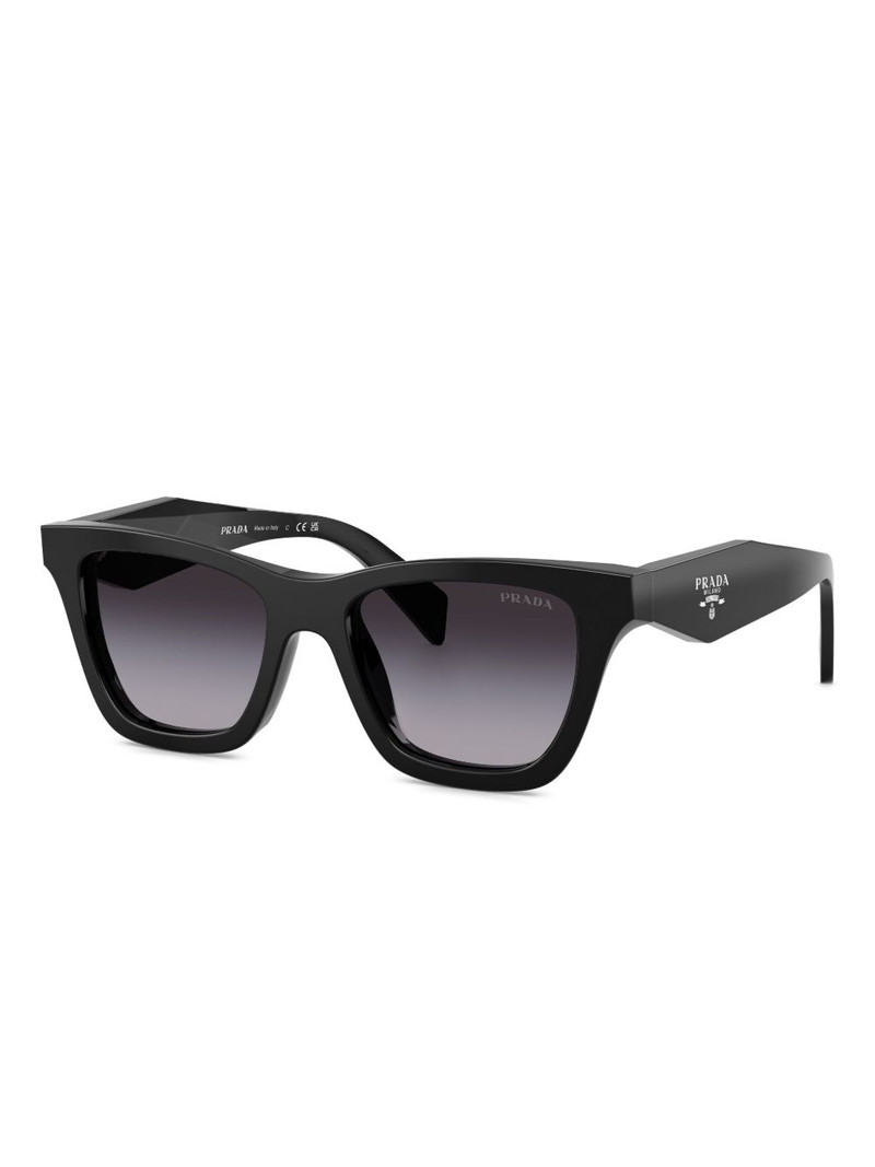 Prada square-frame logo-detail sunglasses outlook