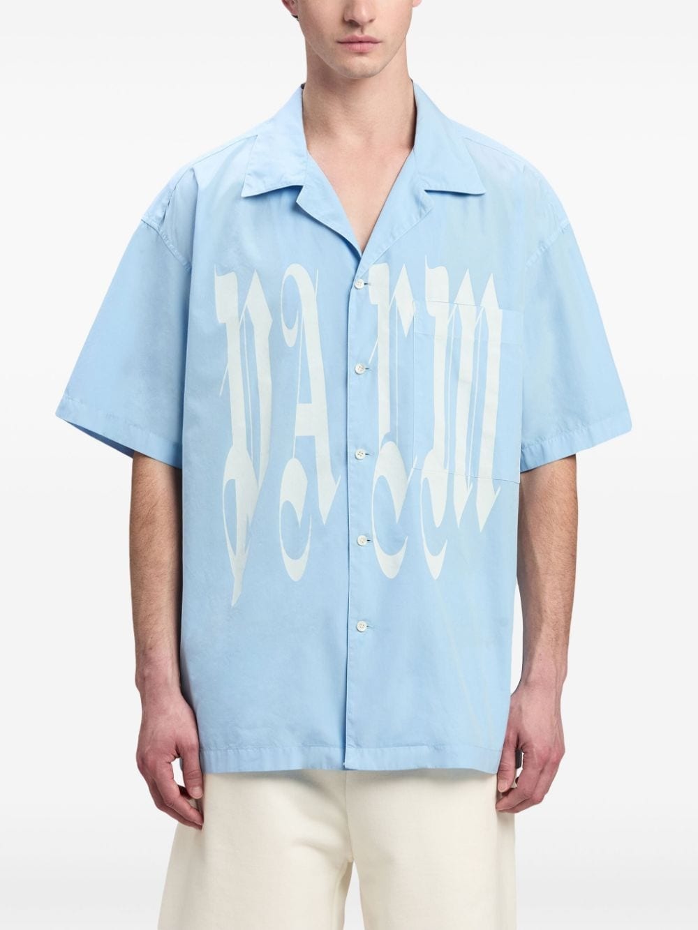 Gothic Logo cotton shirt - 3
