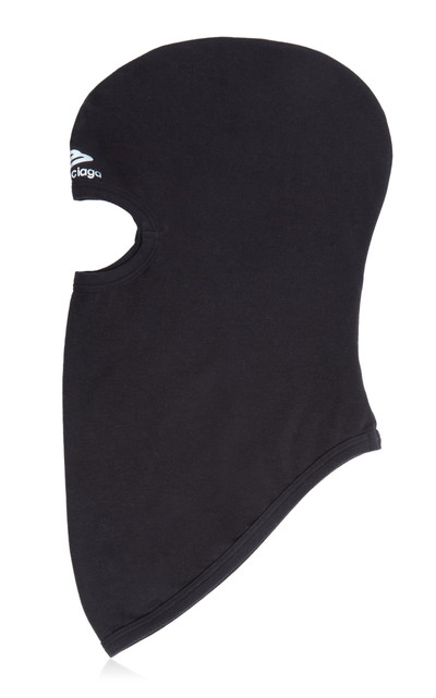 BALENCIAGA Stretch-Cotton Jersey Ski Mask black outlook