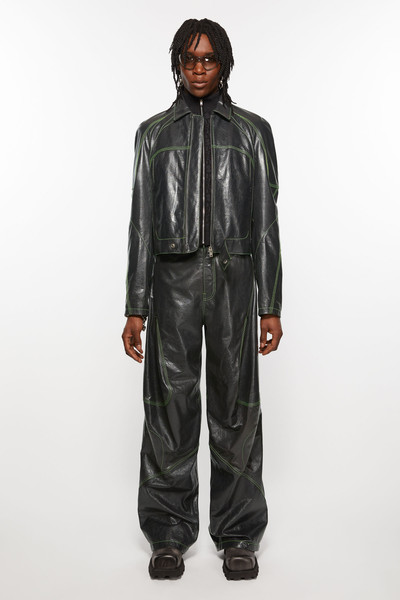 Acne Studios Leather jacket - Anthracite grey outlook