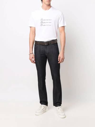 Brioni low-rise slim-cut jeans outlook