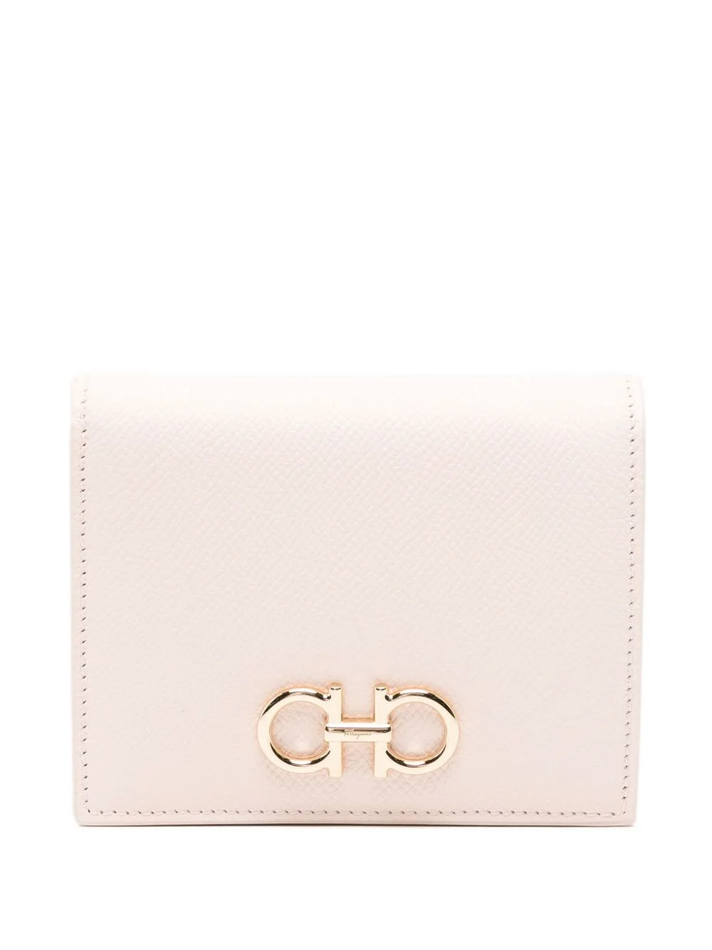 logo-plaque leather wallet - 1