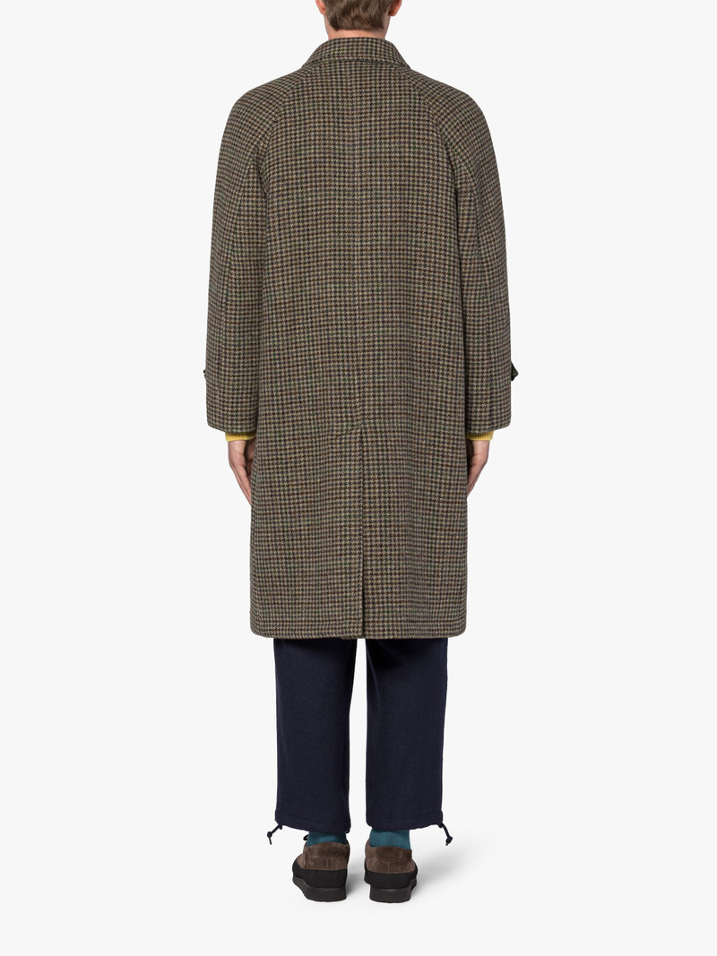 BOSTON GREEN CHECK WOOL OVERCOAT 3