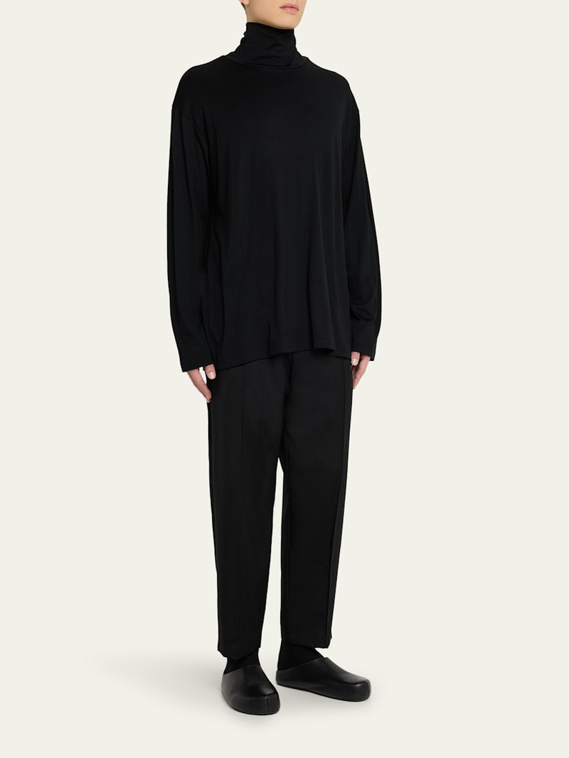 Yohji Yamamoto Men's Wool Turtleneck Top outlook