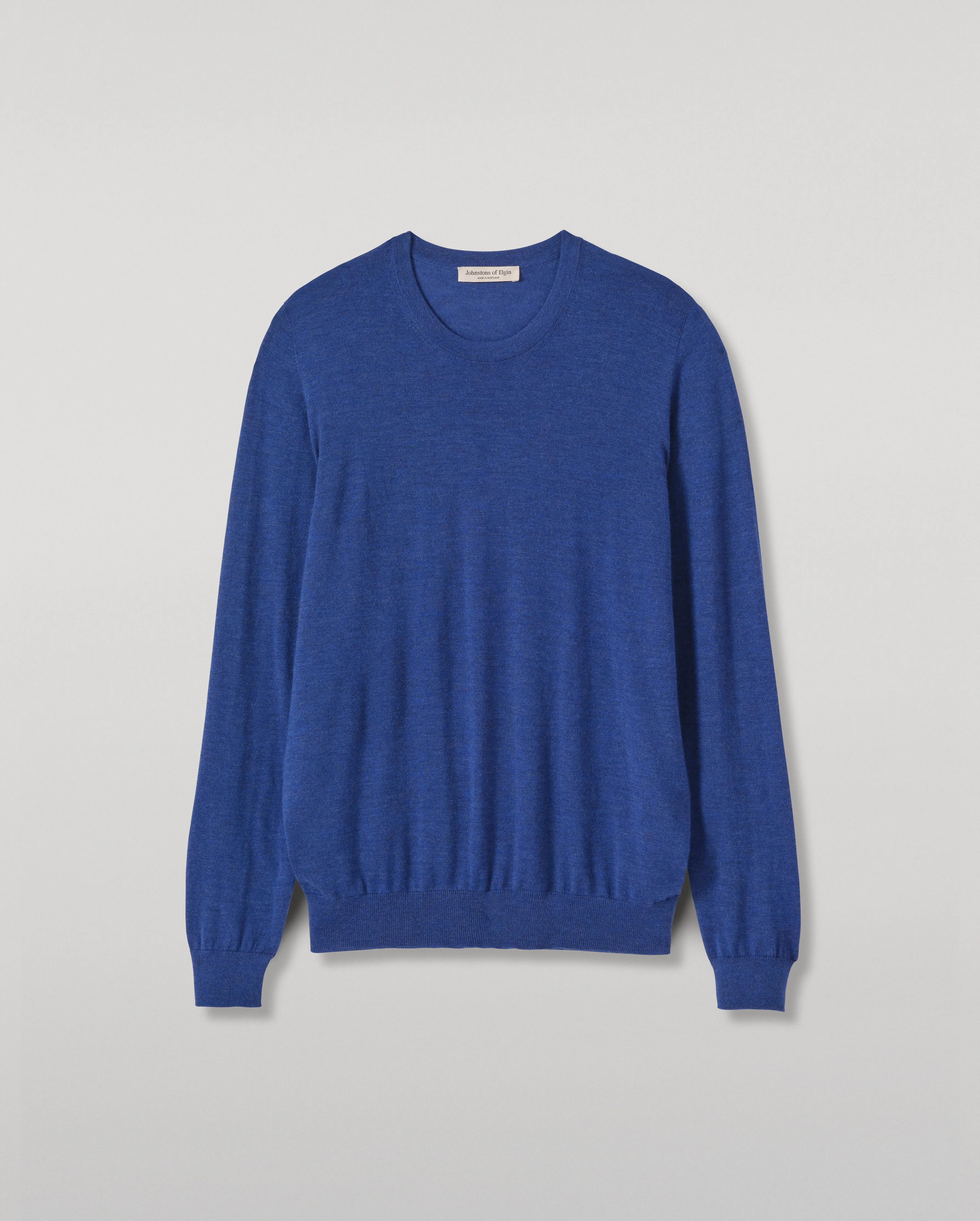 Fin Blue Superfine Cashmere Jumper - 1