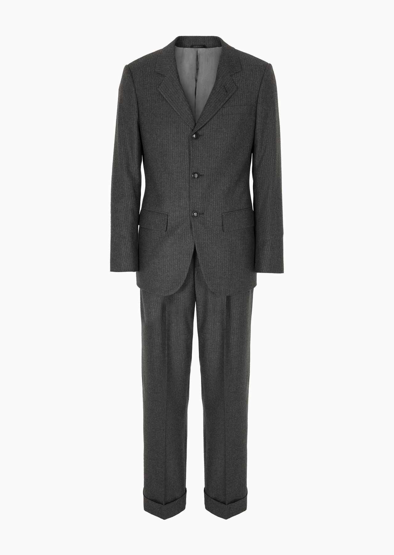 Royal Line pinstriped wool and cashmere, single-breasted suit - 1