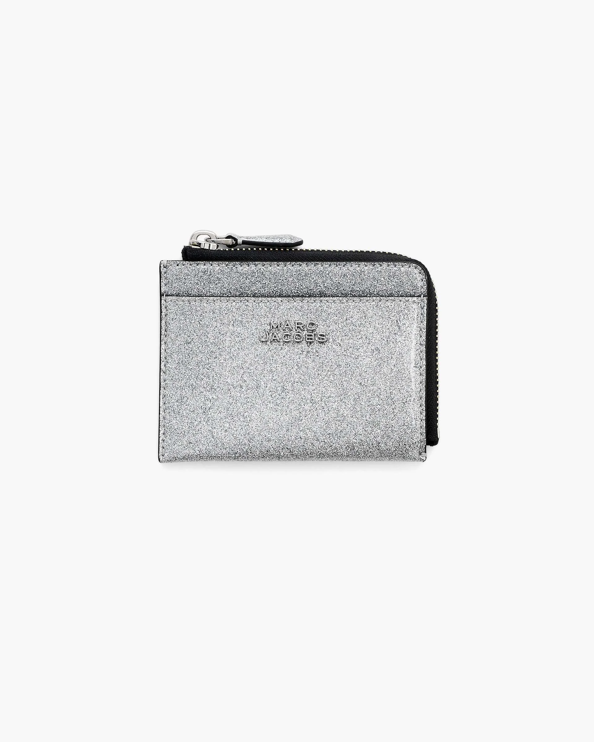 THE COATED GLITTER EVERYDAY TOP ZIP WALLET - 1