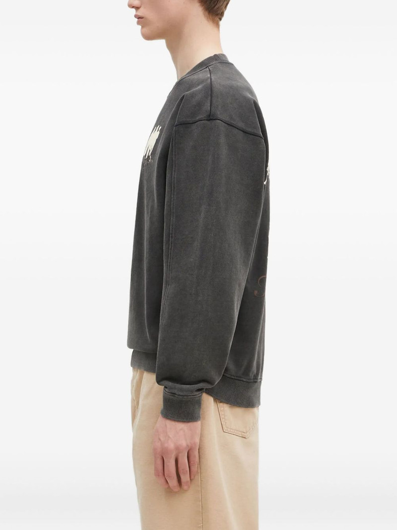 Filling Pieces crew-neck graphic sweatshirt outlook