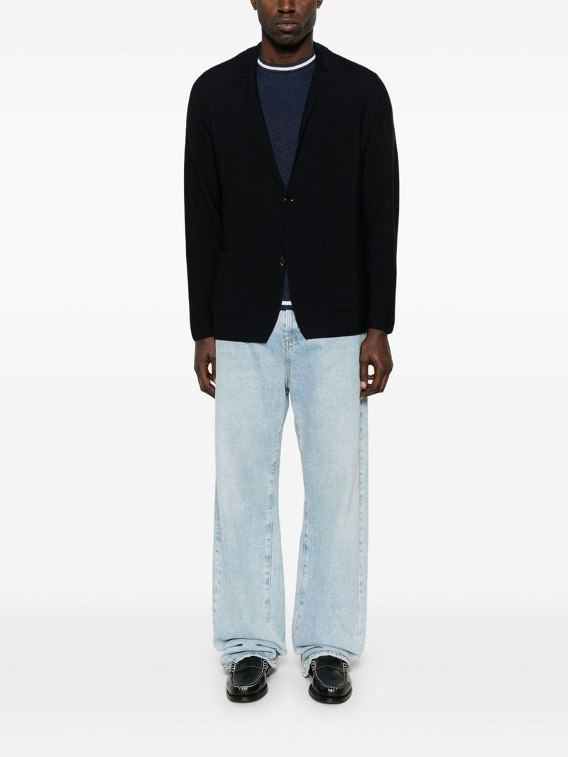 LARDINI knitted blazer outlook