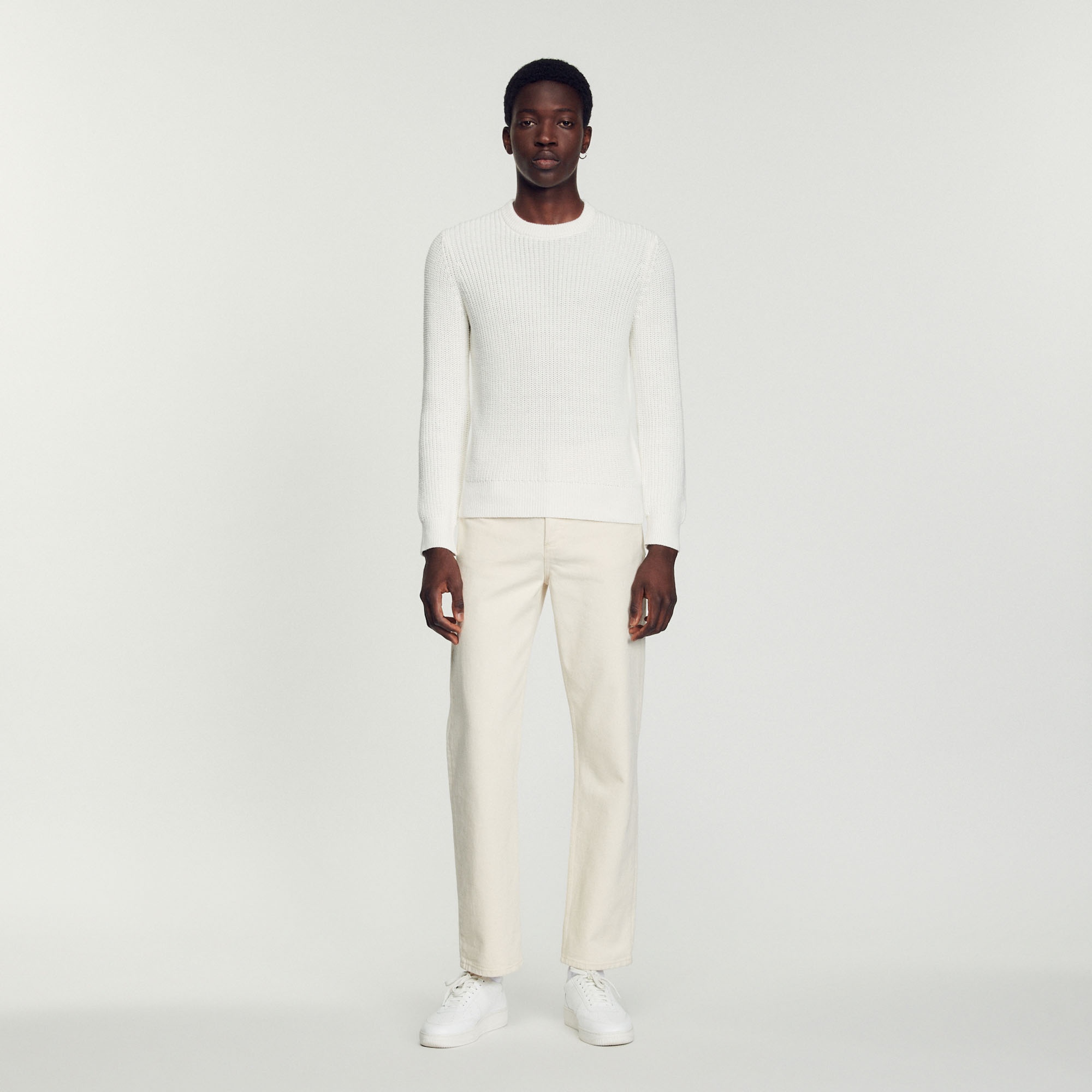 Cotton and silk sweater - 3