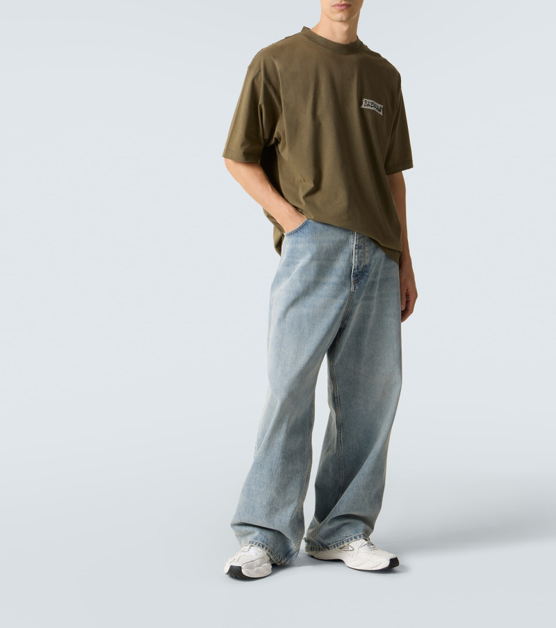 BALENCIAGA Logo cotton jersey T-shirt outlook