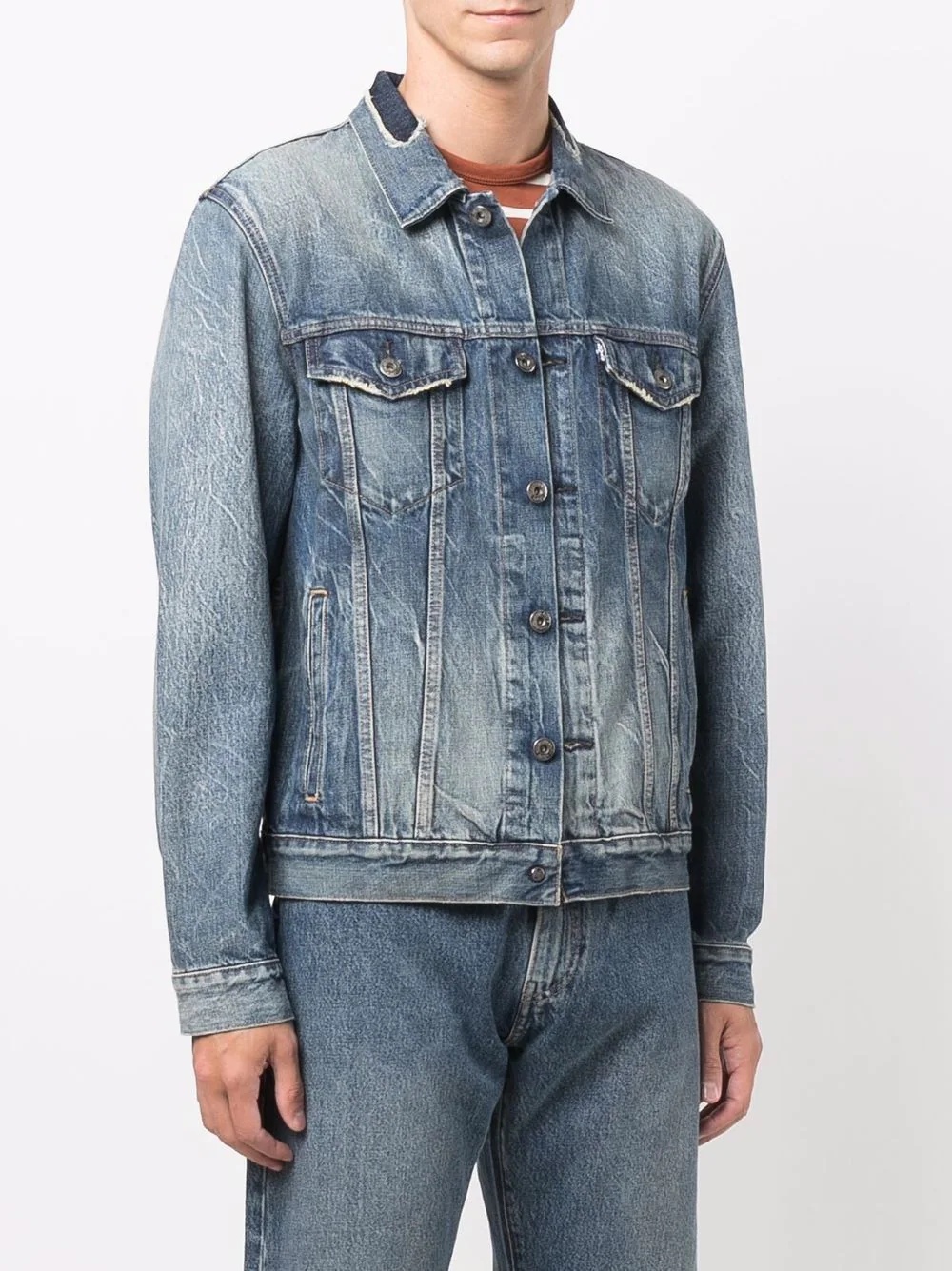 light-wash denim jacket - 3