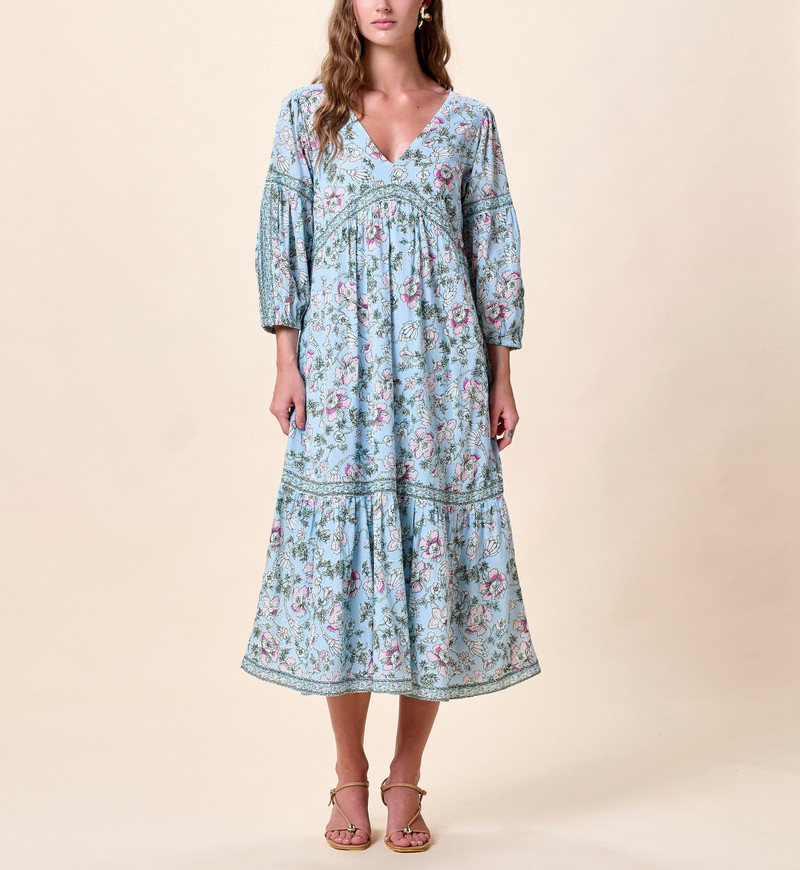 Cleobella ANTONELLA MIDI DRESS | LUNA FLORA outlook