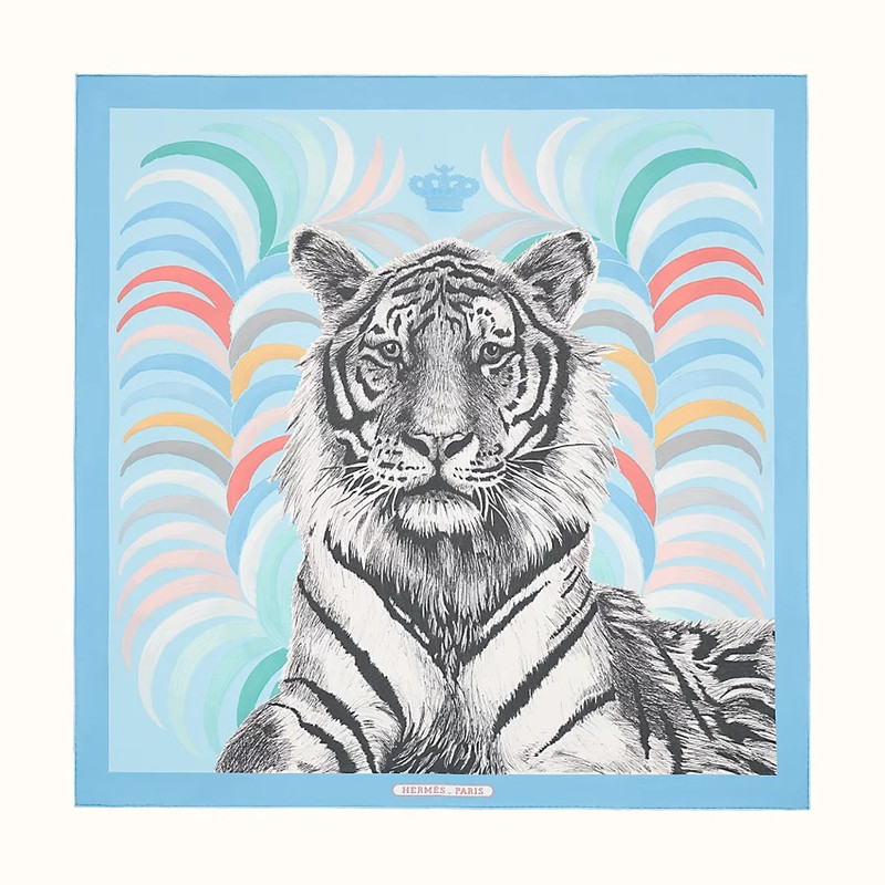 Tigre 로얄 더블 얼굴 scarf 90 3