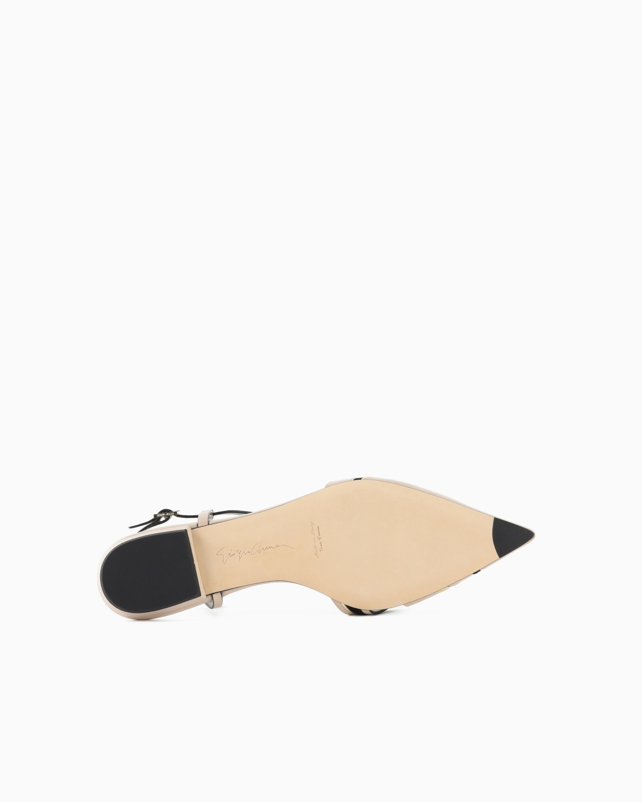 LEATHER T-BAR BALLERINAS WITH STRAP - 6