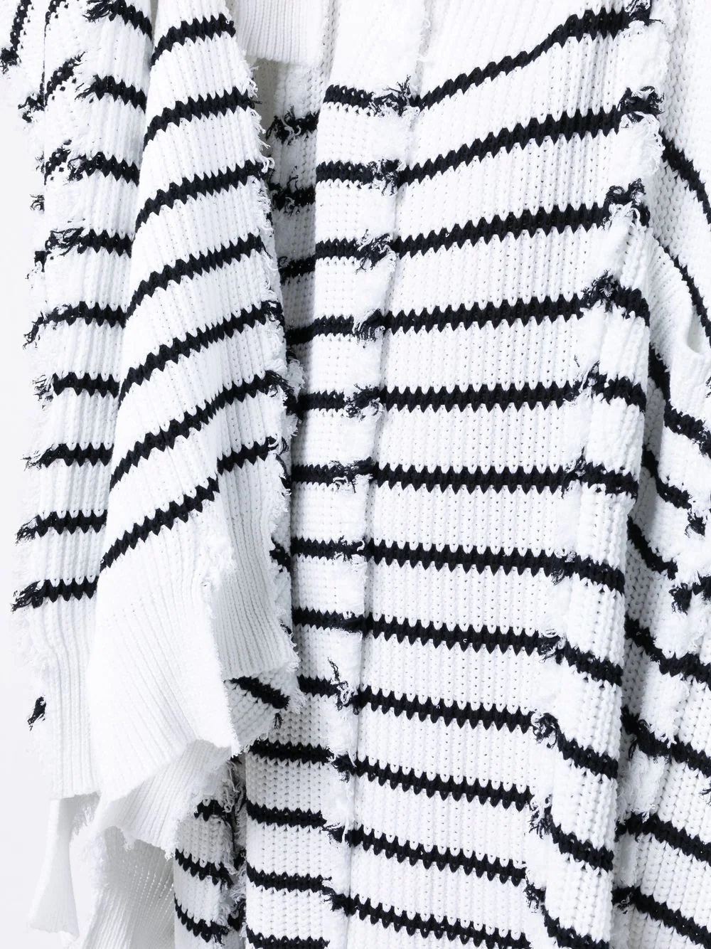 striped knitted cape - 5