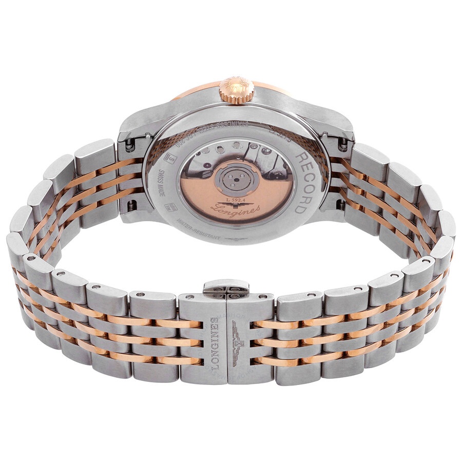 Longines Record Automatic Chronometer White Dial Ladies Watch L2.321.5.11.7 - 3