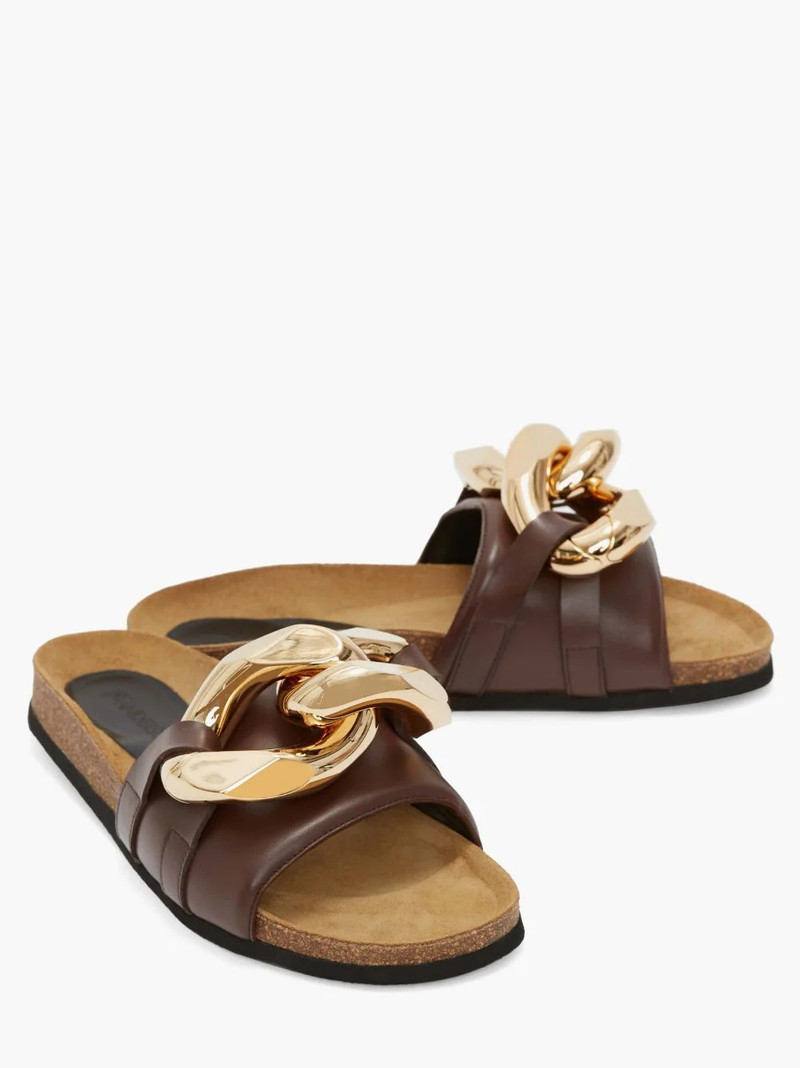 JW Anderson MEN'S CHAIN LOAFER SLIDES outlook