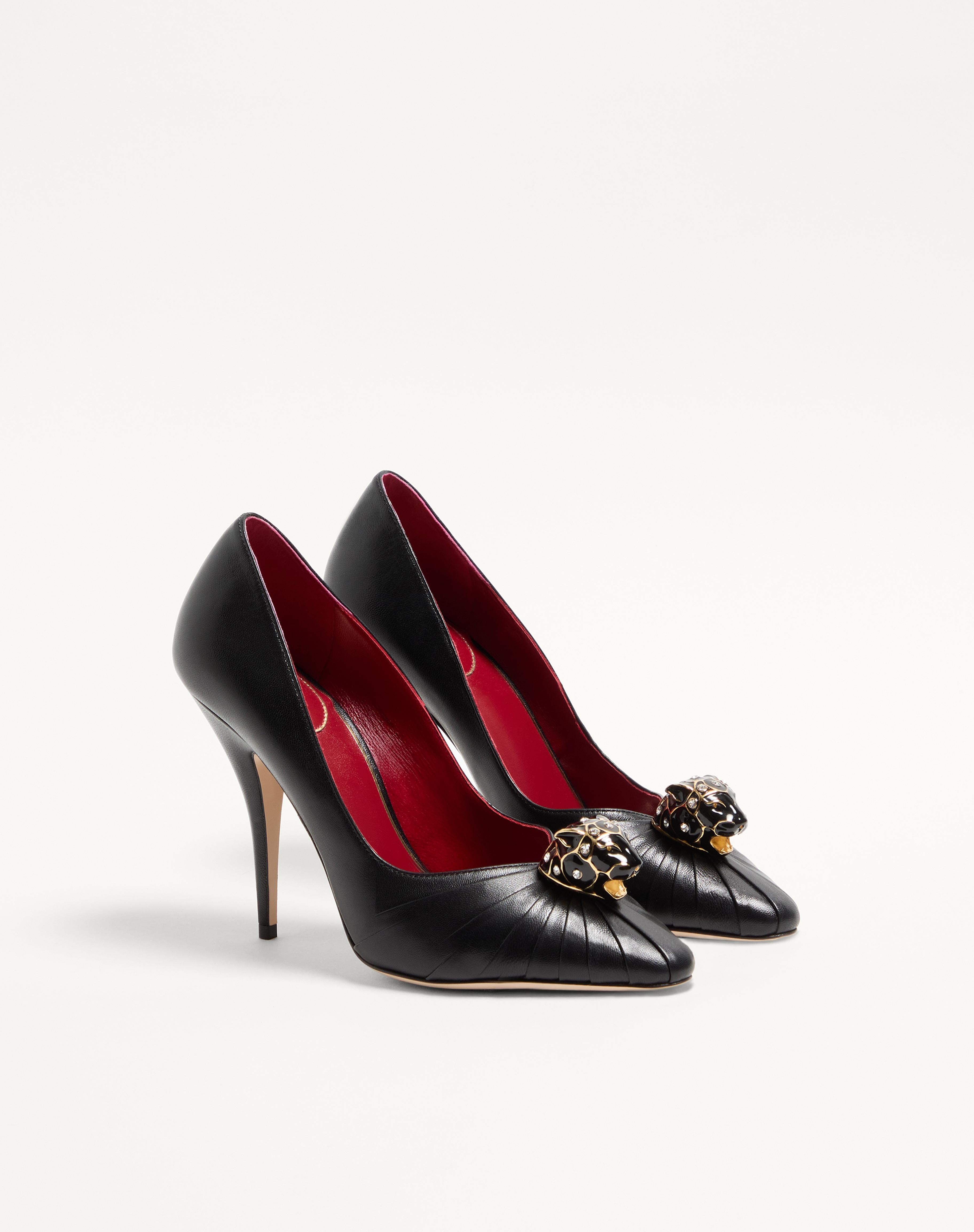 PANTHEA GOATSKIN PUMPS 105MM - 3