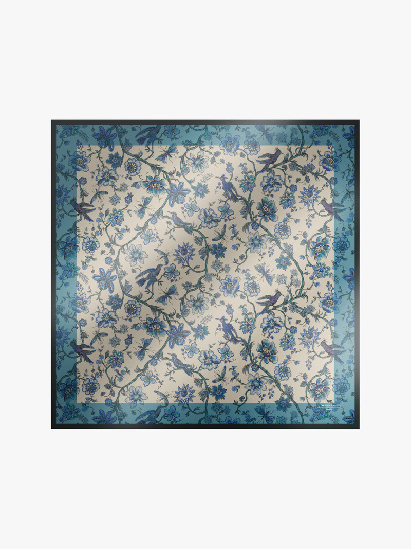 ONESTO Printed silk maxi pocket square 1