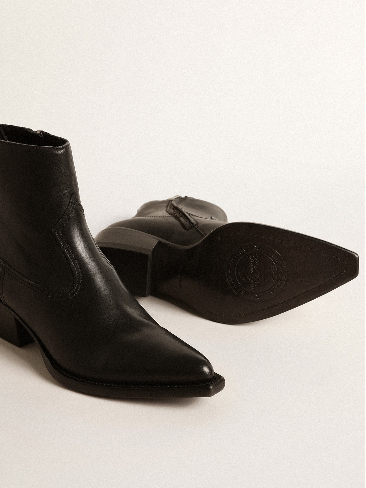 Women’s Debbie boots in black leather - 4