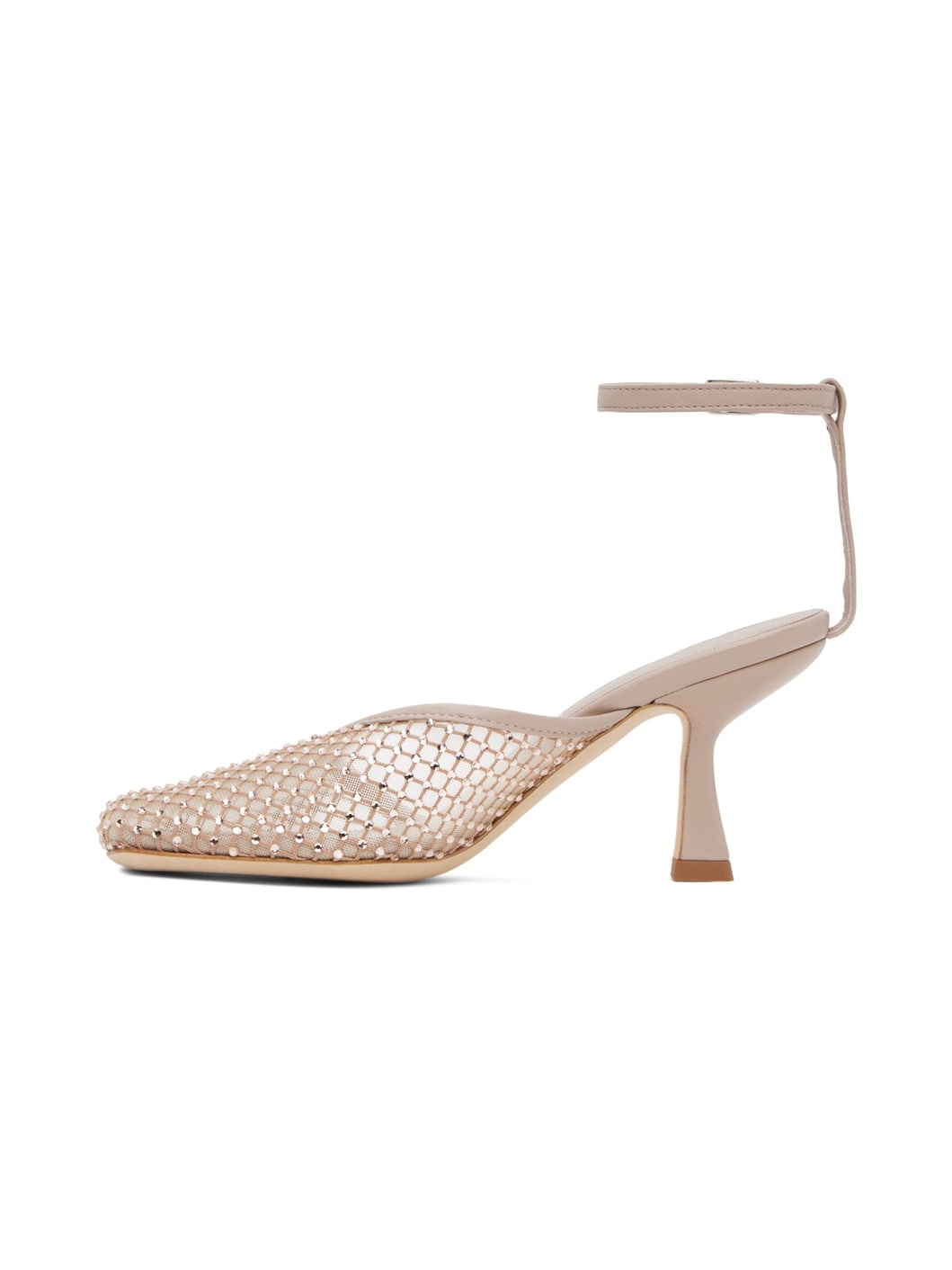 Beige Minette Veil Heels - 3