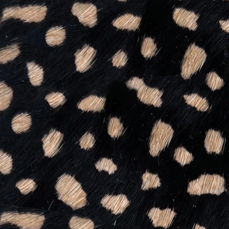 Miranda Baguette Black Cheetah Pony Hair Leather Shoulder Bag 7
