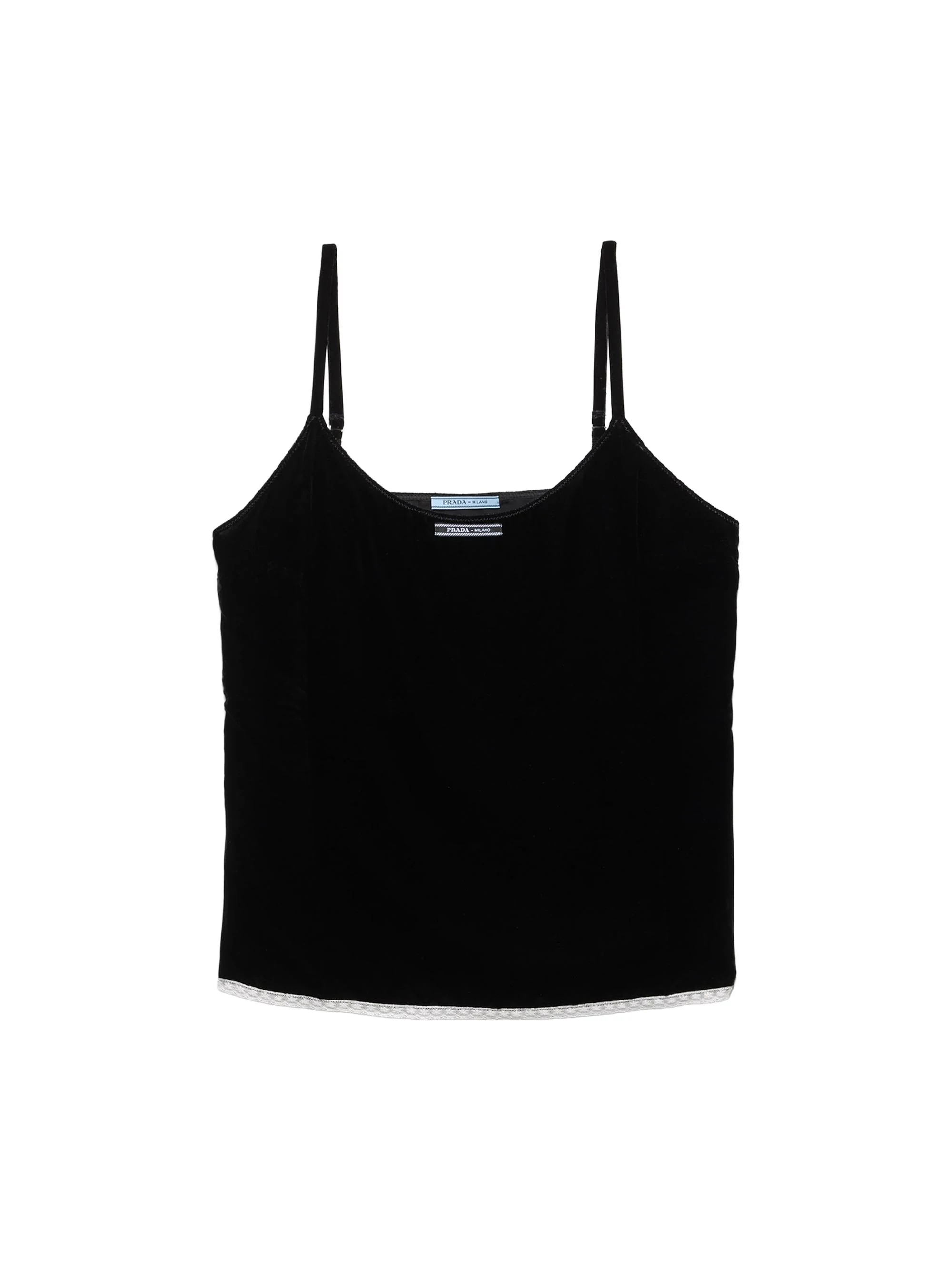 Women's Velvet Top - Black - 1