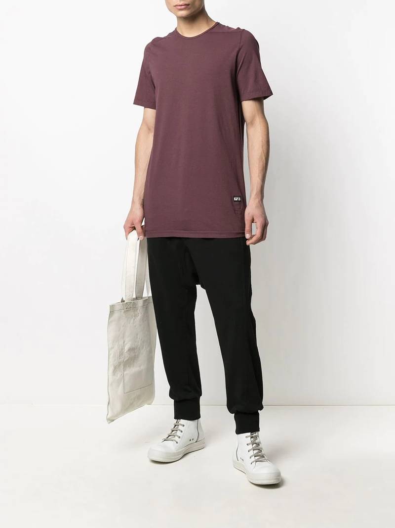Rick Owens DRKSHDW logo patch short-sleeve T-shirt outlook