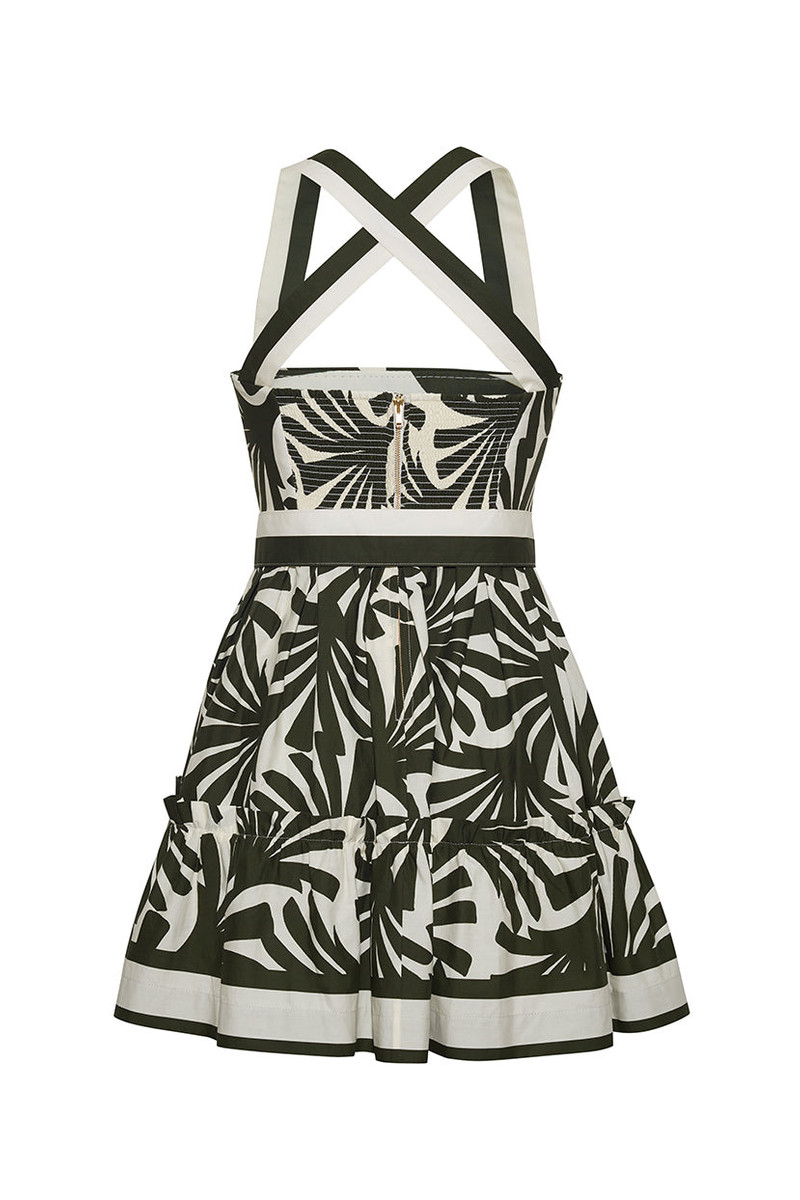 Julietta Mini Dress A Perfect Criss-Cross Back Mini Sundress Featuring A Statement Belt 3