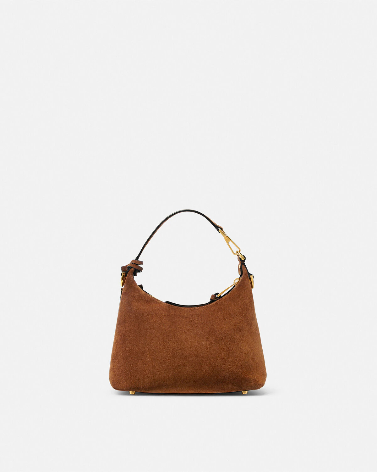 Versace Tag Suede Hobo Bag - 5