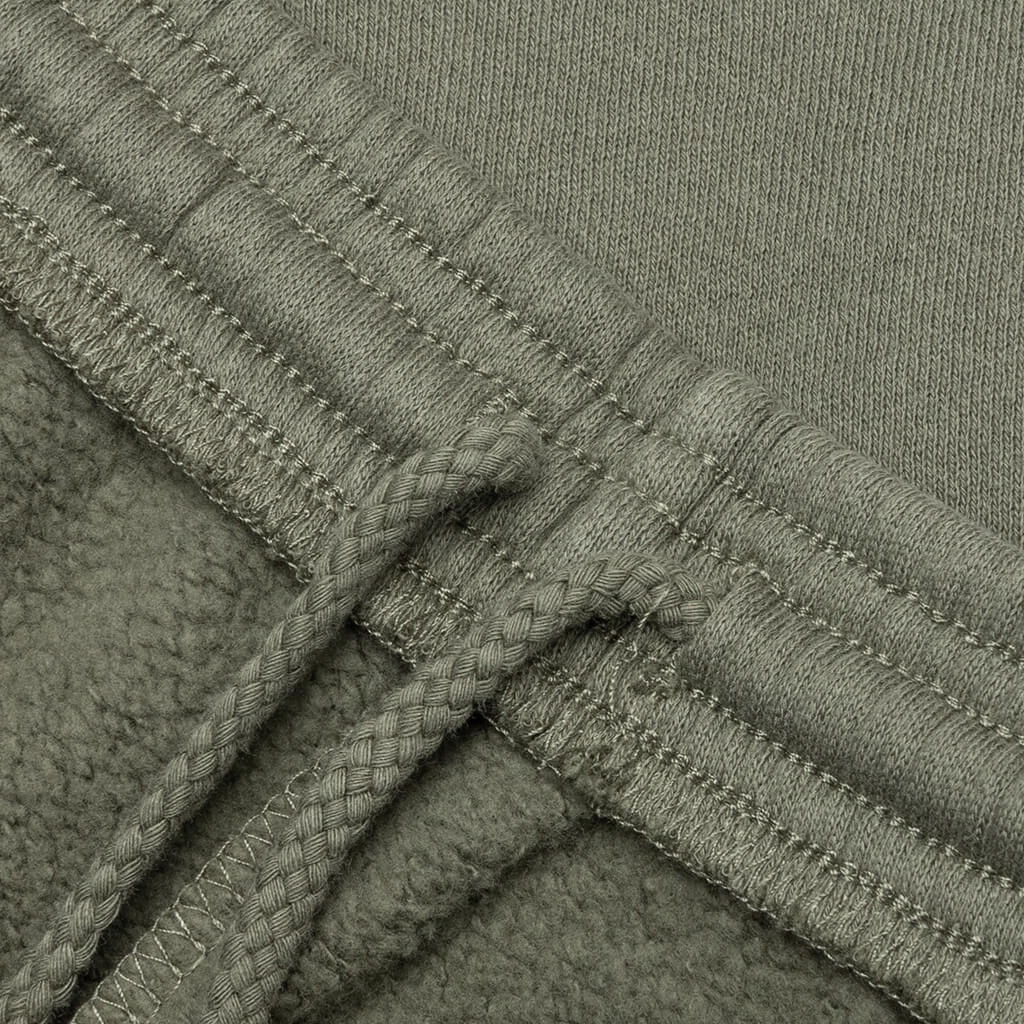WORDMARK SWEATSHORTS - OLIVE - 5
