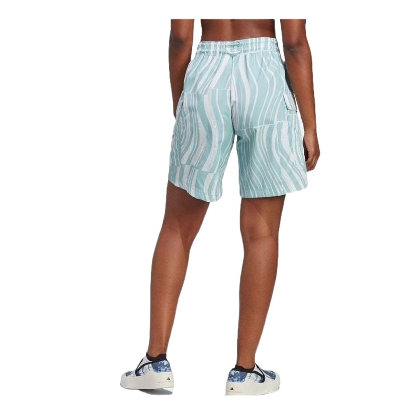 (WMNS) adidas by Stella McCartney TrueNature Hiking Shorts 'White Blue' HT1120 - 3