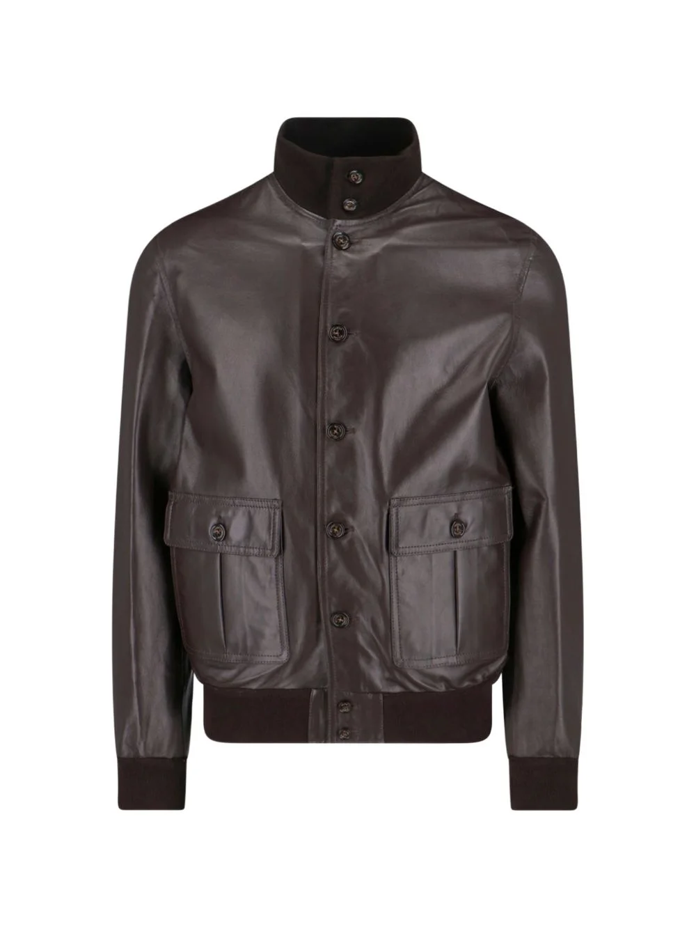 buttoned flap-pocket jacket - 1