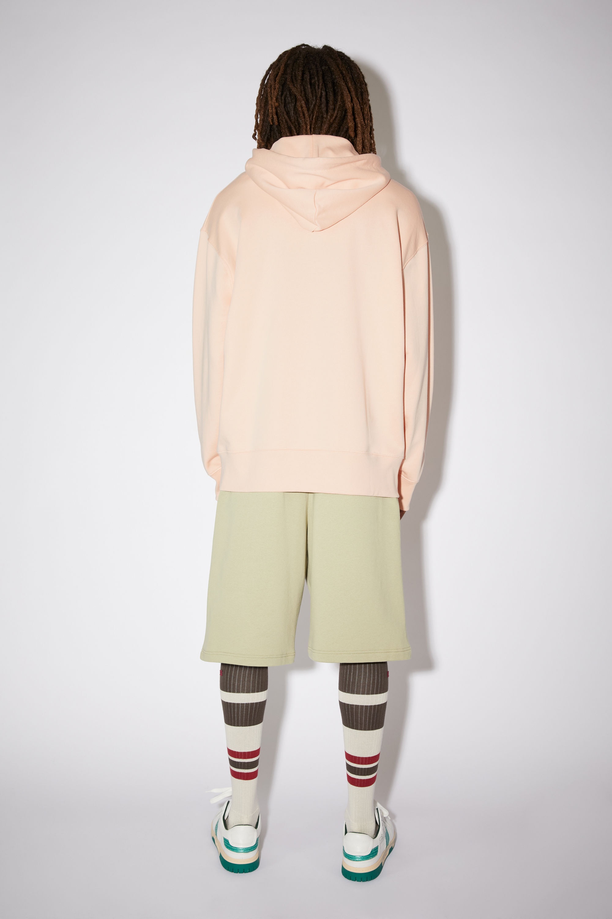 Hooded sweatshirt - Oversized fit - Powder pink - 3