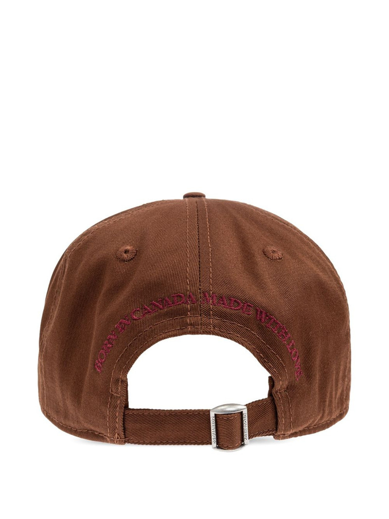 DSQUARED2 logo-patch cap outlook